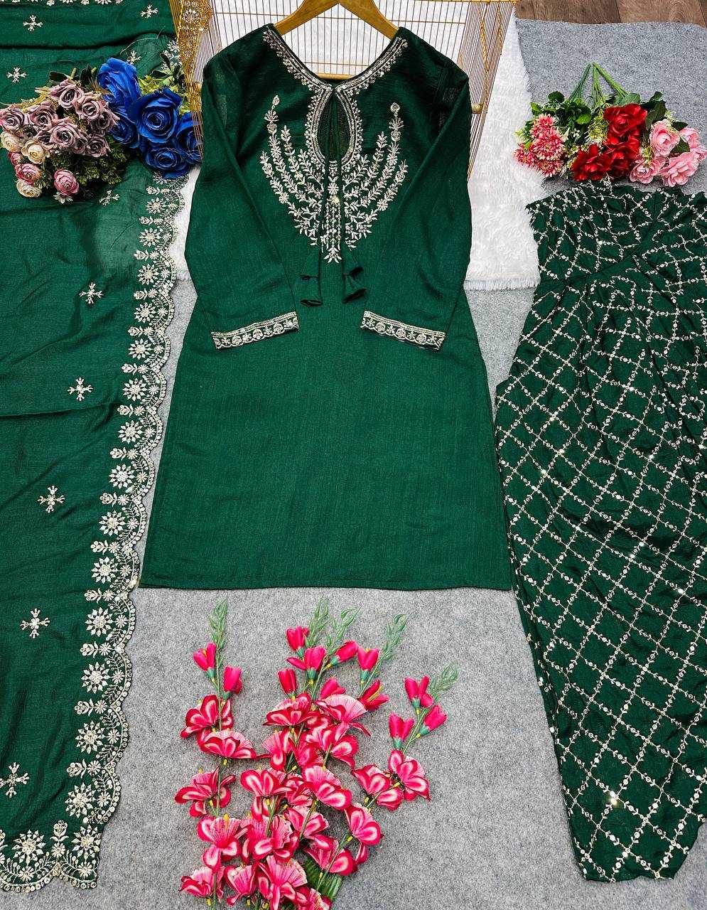 Ynf Vichitra Silk KESH523 068 Suits & Dresses Wholesale Embroidery Suits Ladies Silk Suit Party wear suits Manufacturer
