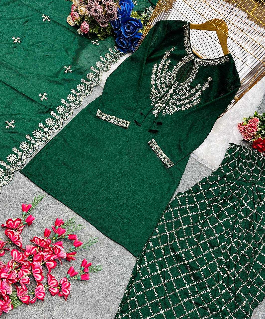 Ynf Vichitra Silk KESH523 068 Suits & Dresses Wholesale Embroidery Suits Ladies Silk Suit Party wear suits Manufacturer