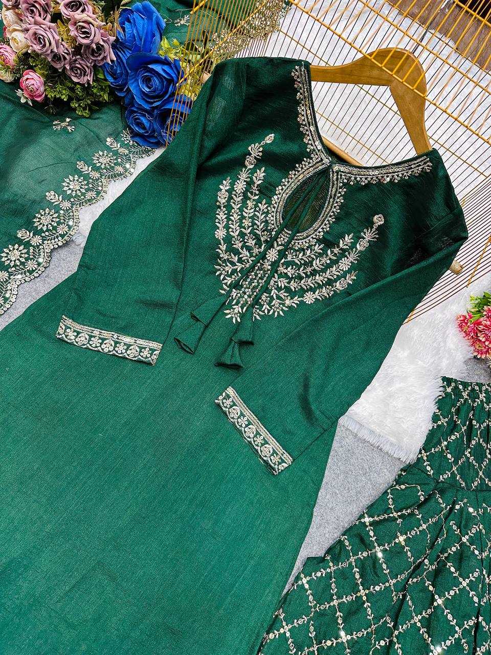 Ynf Vichitra Silk KESH523 068 Suits & Dresses Wholesale Embroidery Suits Ladies Silk Suit Party wear suits Manufacturer
