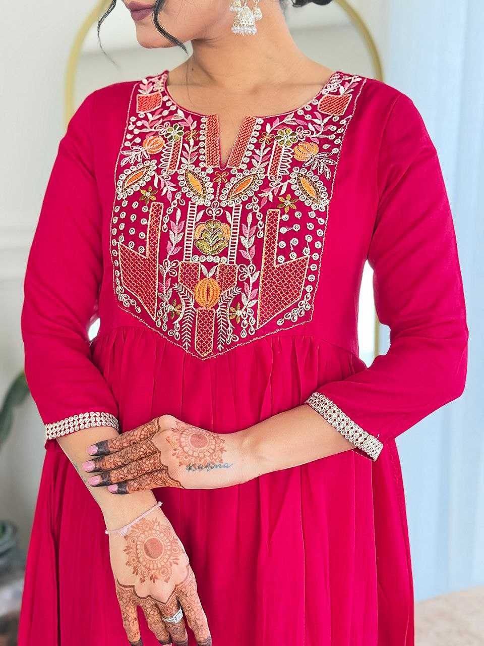 Ynf Vichitra Silk KESH529 643 Kurti Wholesale Casual Kurtis Festive Kurtis Party Wear Kurtis Kurtis With Bottom Embroidered Kurtis Manufacturer