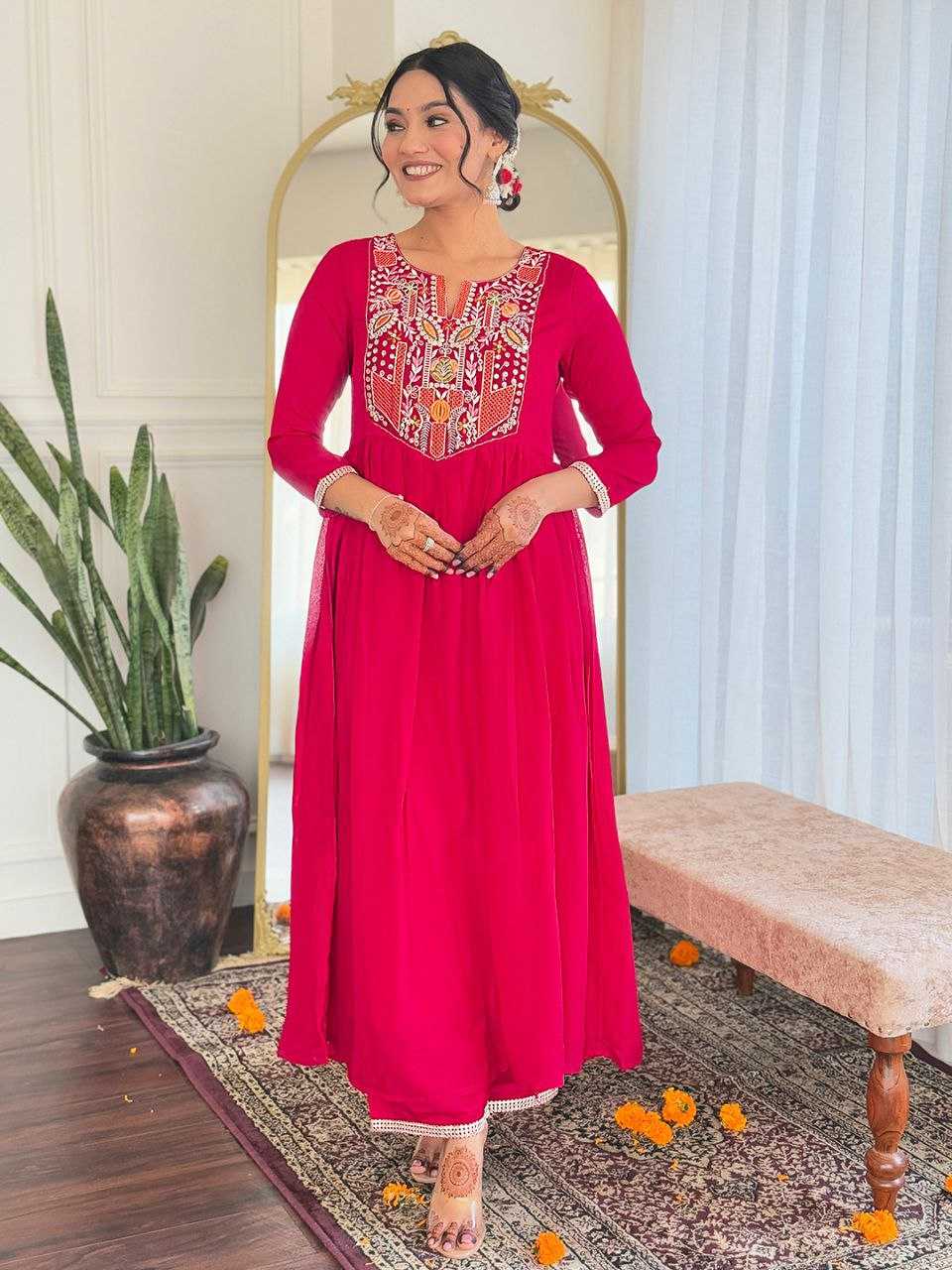 Ynf Vichitra Silk KESH529 643 Kurti Wholesale Casual Kurtis Festive Kurtis Party Wear Kurtis Kurtis With Bottom Embroidered Kurtis Manufacturer