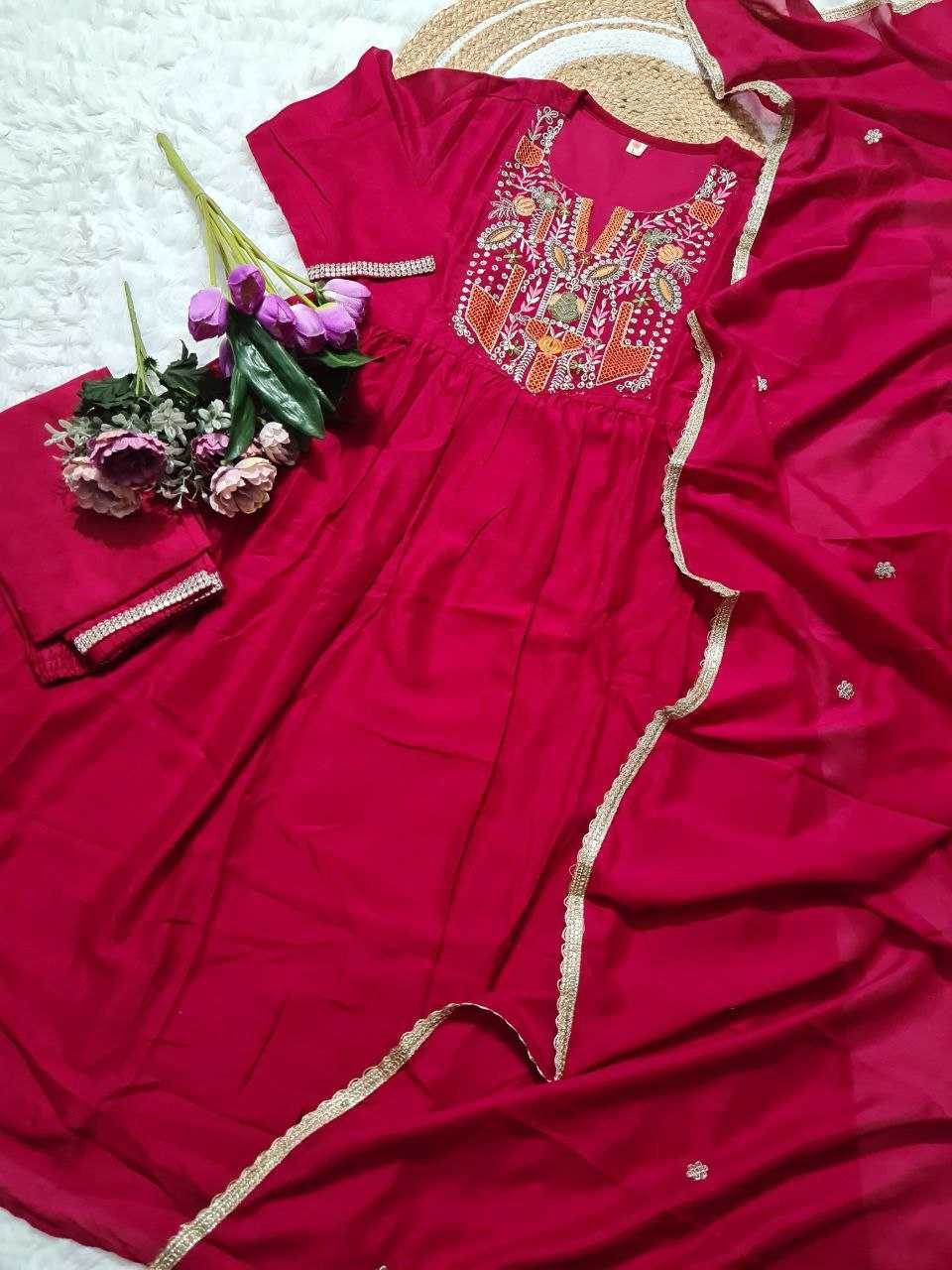 Ynf Vichitra Silk KESH529 643 Kurti Wholesale Casual Kurtis Festive Kurtis Party Wear Kurtis Kurtis With Bottom Embroidered Kurtis Manufacturer