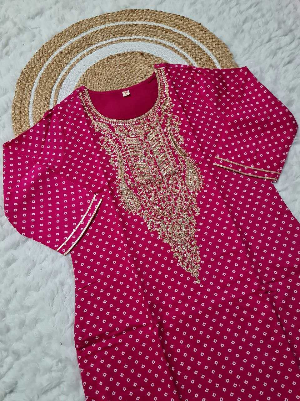Ynf Vichitra Silk KESH529 648 Kurti Wholesale Casual Kurtis Festive Kurtis Embroidered Kurtis Manufacturer