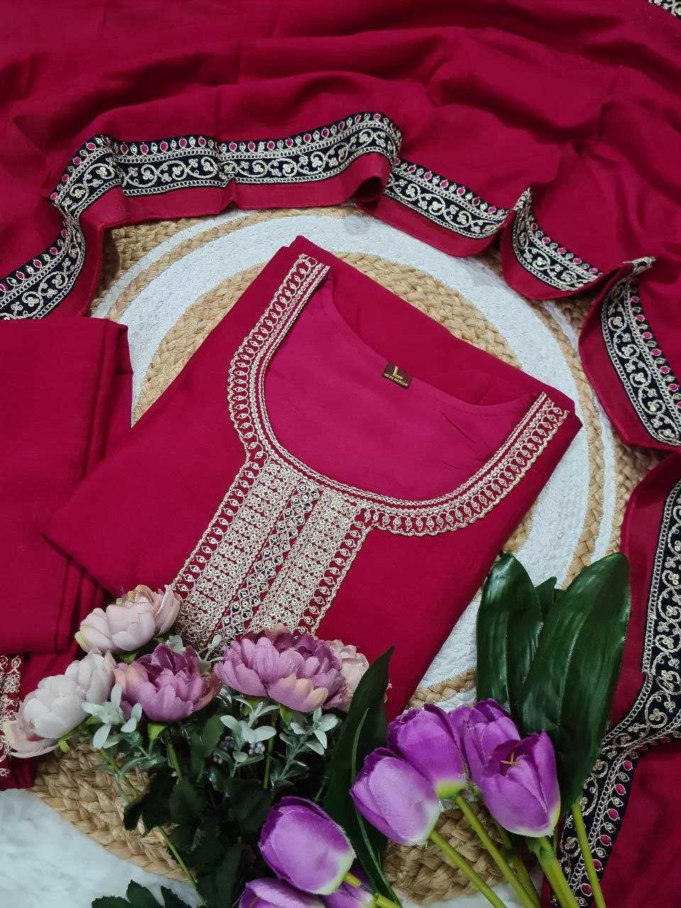 Ynf Vichitra Silk KESH529 CHHAVA 2 Suits & Dresses Wholesale Ladies Suits Embroidery Suits Party wear suits Chanderi Suit Manufacturer
