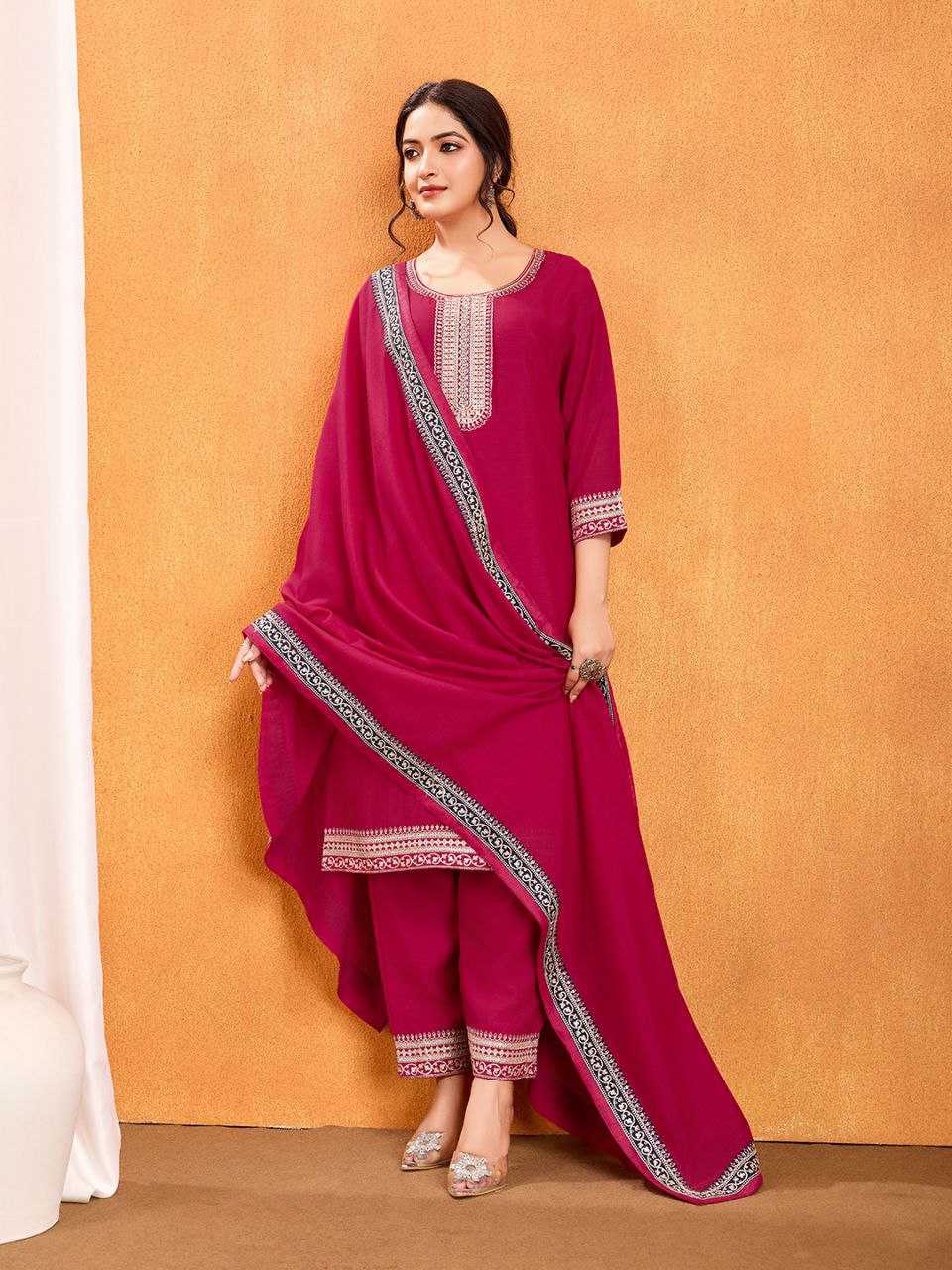 Ynf Vichitra Silk KESH529 CHHAVA 2 Suits & Dresses Wholesale Ladies Suits Embroidery Suits Party wear suits Chanderi Suit Manufacturer