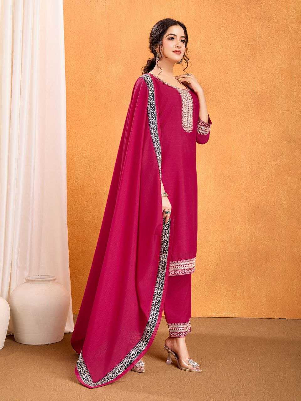 Ynf Vichitra Silk KESH529 CHHAVA 2 Suits & Dresses Wholesale Ladies Suits Embroidery Suits Party wear suits Chanderi Suit Manufacturer