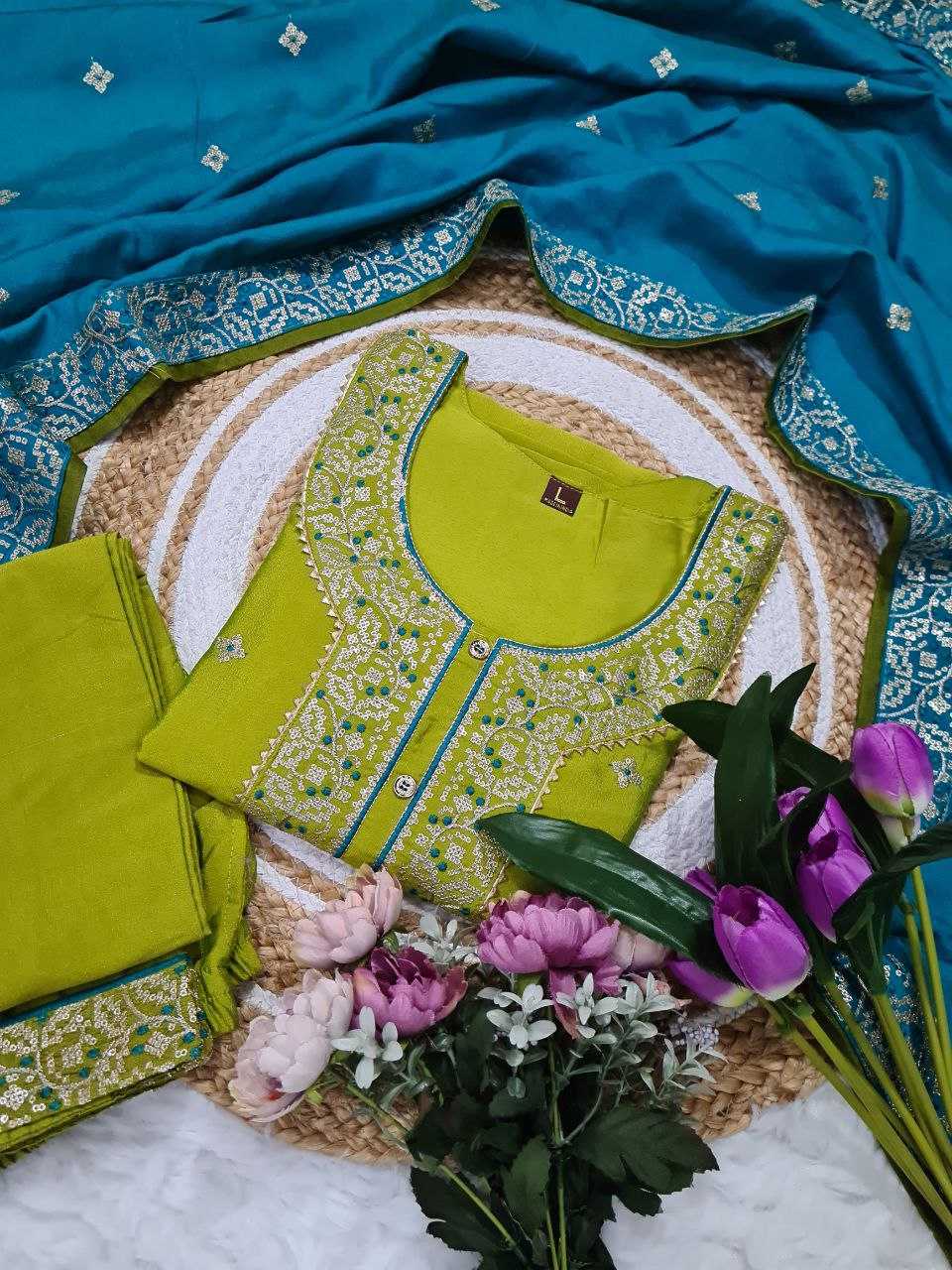 Ynf Vichitra Silk KESH529 CHHAVA Suits & Dresses Wholesale Ladies Suits Embroidery Suits Party wear suits Manufacturer