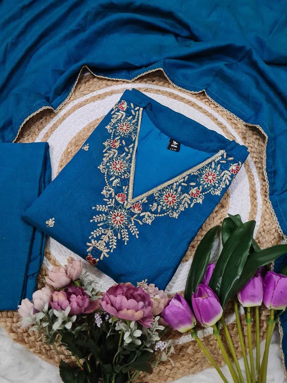 Ynf Vichitra Silk KESH529 JASMIN Suits & Dresses Wholesale Ladies Suits Embroidery Suits Party wear suits Manufacturer