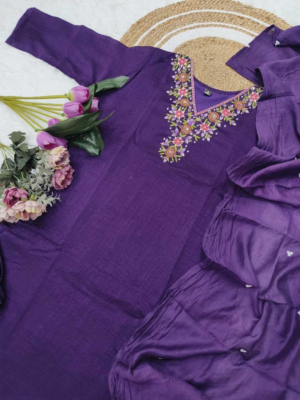 Ynf Vichitra Silk KESH529 RIVA Suits & Dresses Wedding Collections Festive Collections Wholesale Embroidery Suits Ladies Silk Suit Wedding Outfits Manufacturer