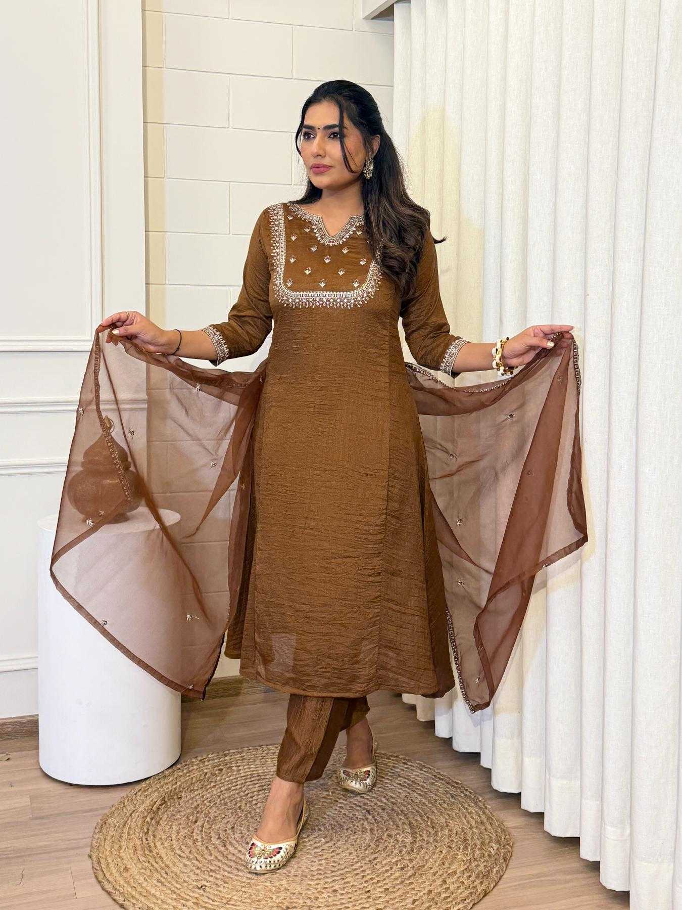 Ynf Vichitra Silk KESH545 1032 Kurti Wholesale Kurti Bottom With Dupatta Manufacturer