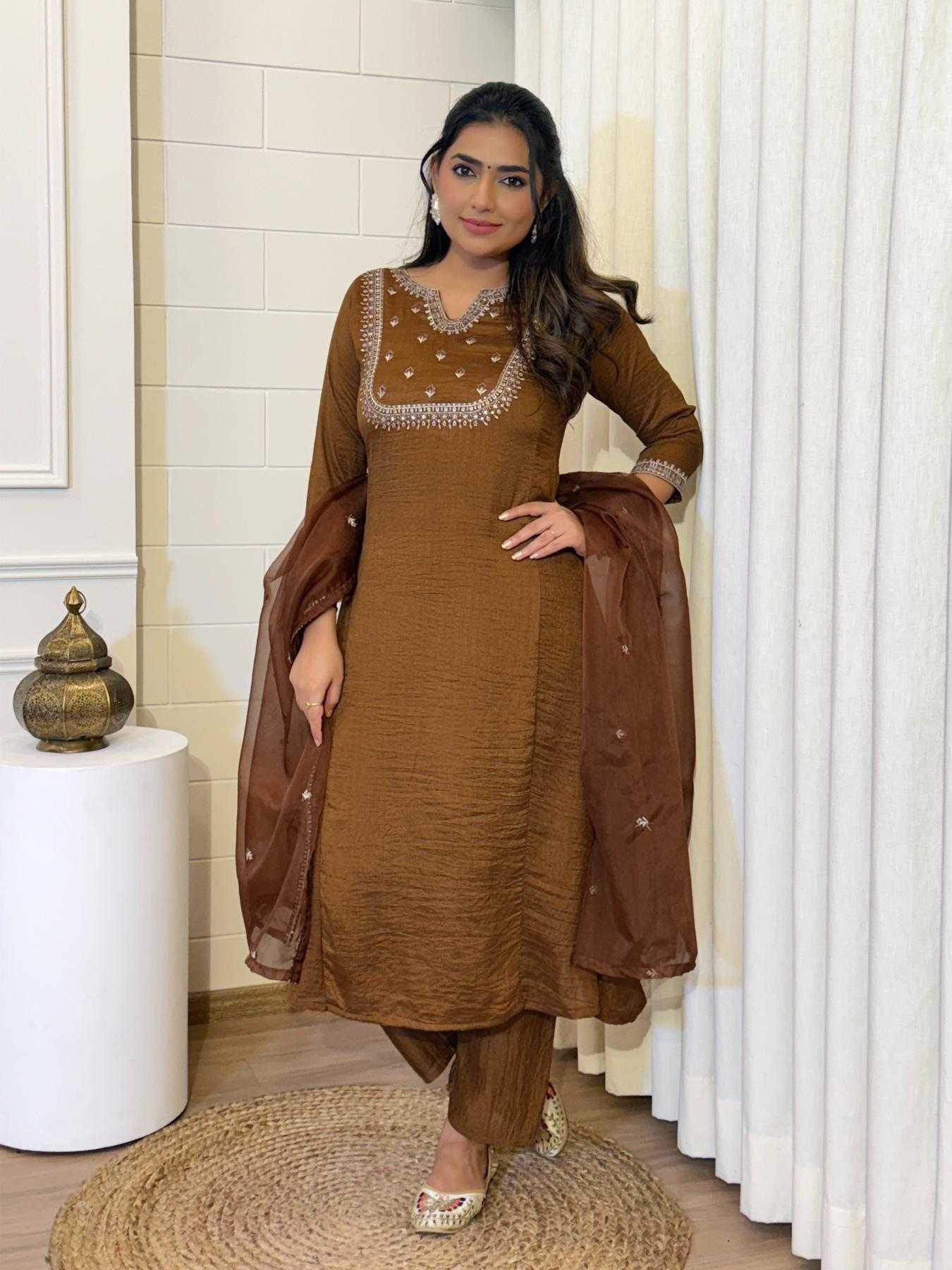 Ynf Vichitra Silk KESH545 1032 Kurti Wholesale Kurti Bottom With Dupatta Manufacturer