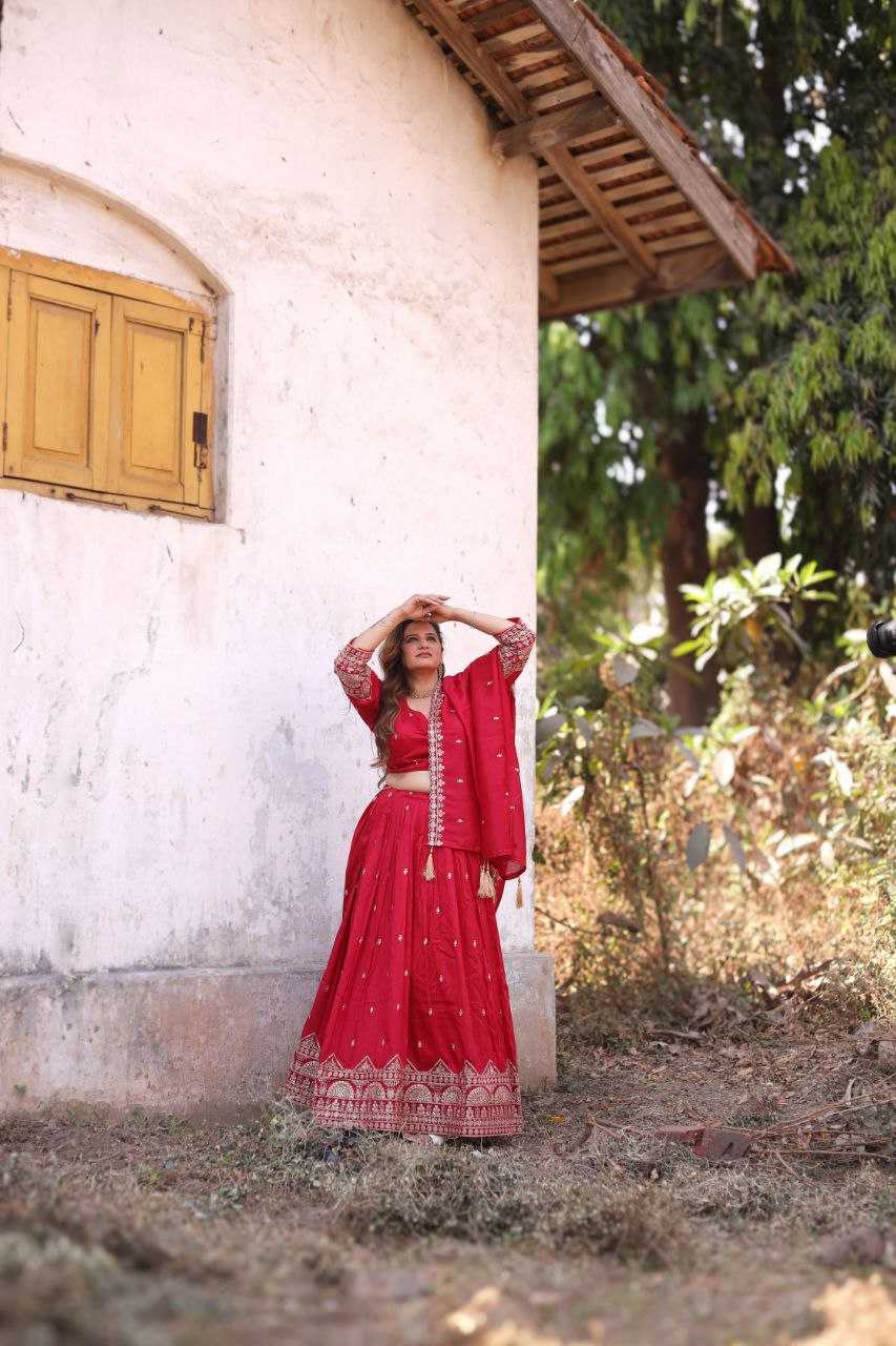 Ynf Vichitra Silk RIN133 008 Lehengas Wholesale Fancy Lehenga Embroidered Lehenga Lehenga For Mehndi Sequins Lehenga Manufacturer