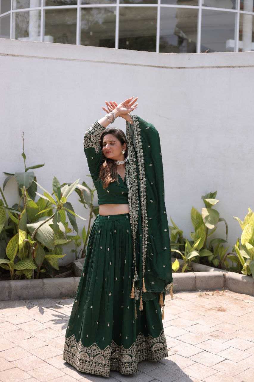 Ynf Vichitra Silk RIN133 008 Lehengas Wholesale Fancy Lehenga Embroidered Lehenga Lehenga For Mehndi Sequins Lehenga Manufacturer