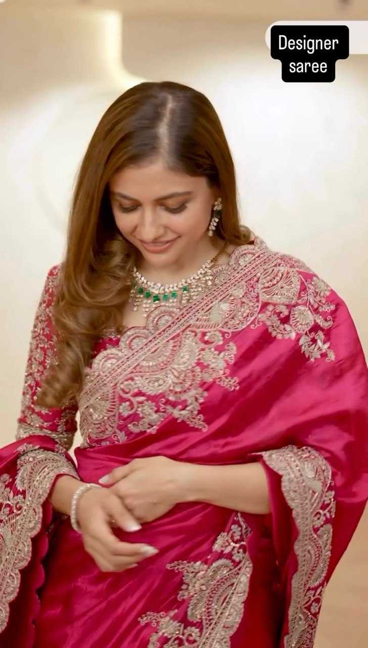 Ynf Vichitra Silk RIN133 600 Sarees Wholesale Party Wear Sarees Fancy Sarees Embroidered Sarees Manufacturer