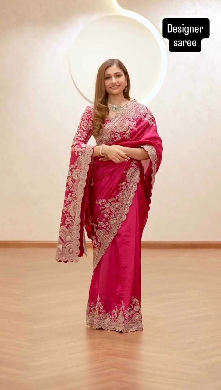 Ynf Vichitra Silk RIN133 600 Sarees Wholesale Party Wear Sarees Fancy Sarees Embroidered Sarees Manufacturer