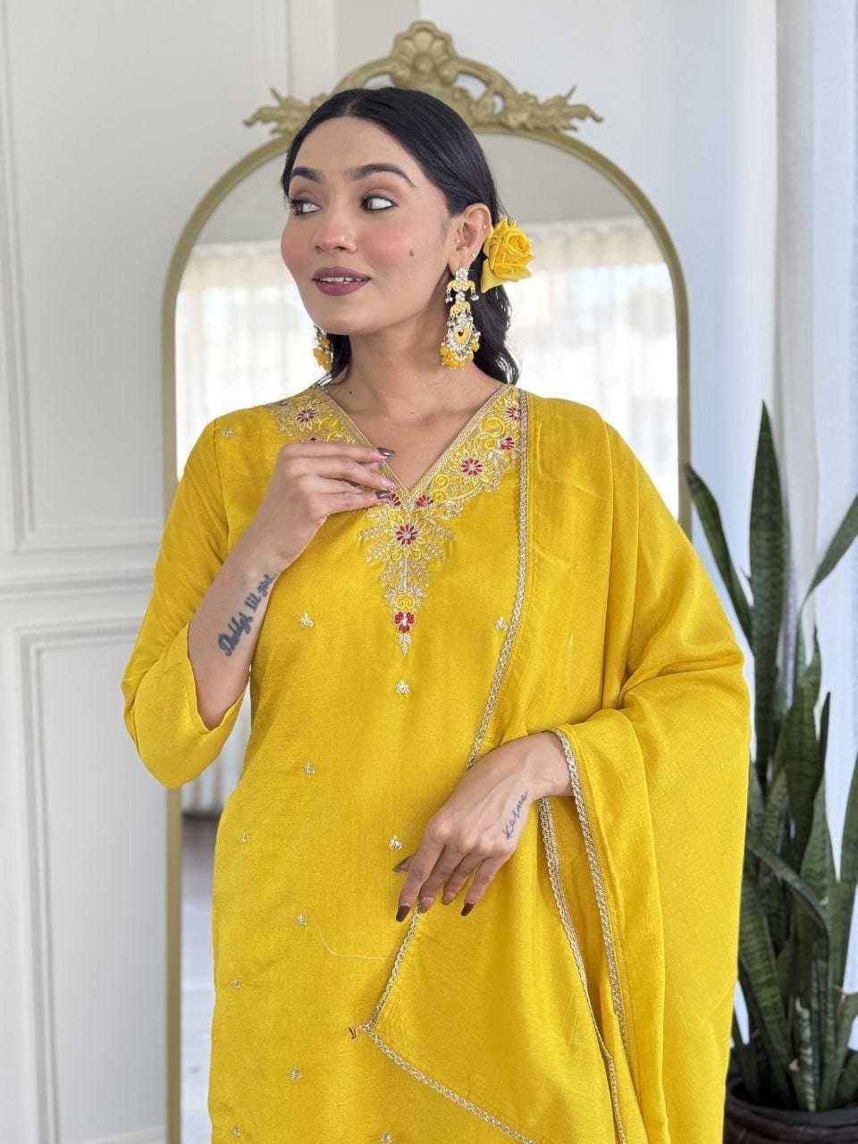 Ynf Vichitra Silk RIN222 200 Kurti Wholesale Designer Kurtis Embroidered Kurtis Silk Kurtis Manufacturer