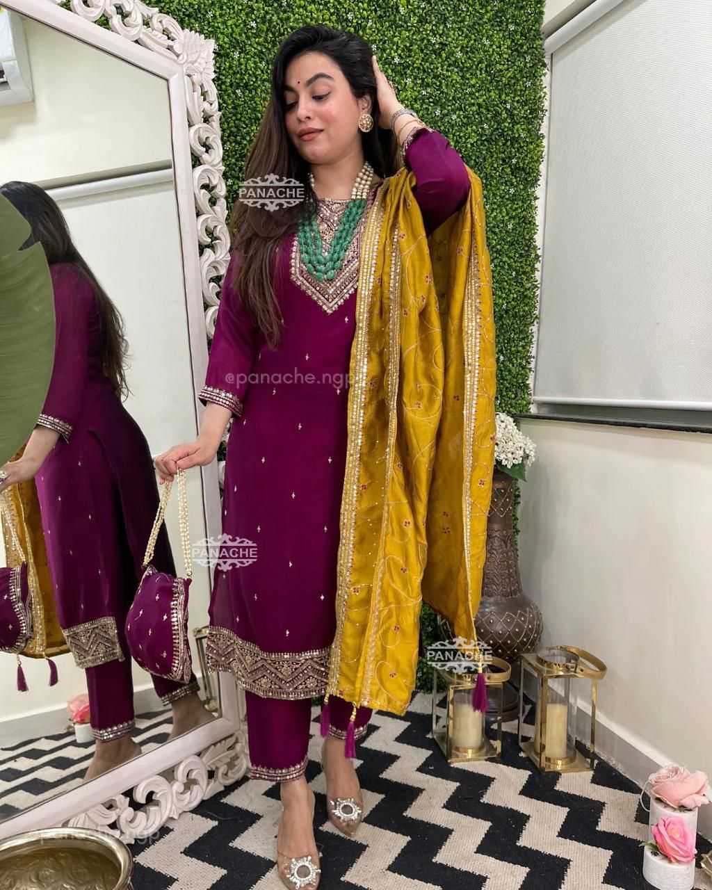 Ynf Vichitra Silk RIN222 BLUMING Kurti Wholesale Party Wear Kurtis Designer Kurtis Silk Kurtis Manufacturer