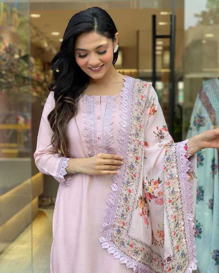 Ynf Viscose Chanderi KESH529 ESHA Suits & Dresses Wedding Collections Festive Collections Wholesale Embroidery Suits Chanderi Suit Wedding Outfits Manufacturer