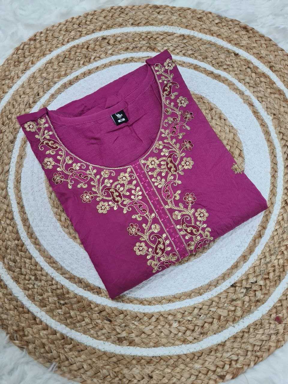 Ynf Viscose Chanderi KESH529 NIRVANA Suits & Dresses Wedding Collections Festive Collections Wholesale Embroidery Suits Chanderi Suit Wedding Outfits Manufacturer