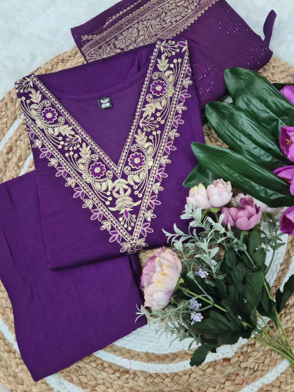 Ynf Viscose Chanderi KESH529 RAKSHITA Suits & Dresses Wedding Collections Festive Collections Wholesale Embroidery Suits Chanderi Suit Wedding Outfits Manufacturer