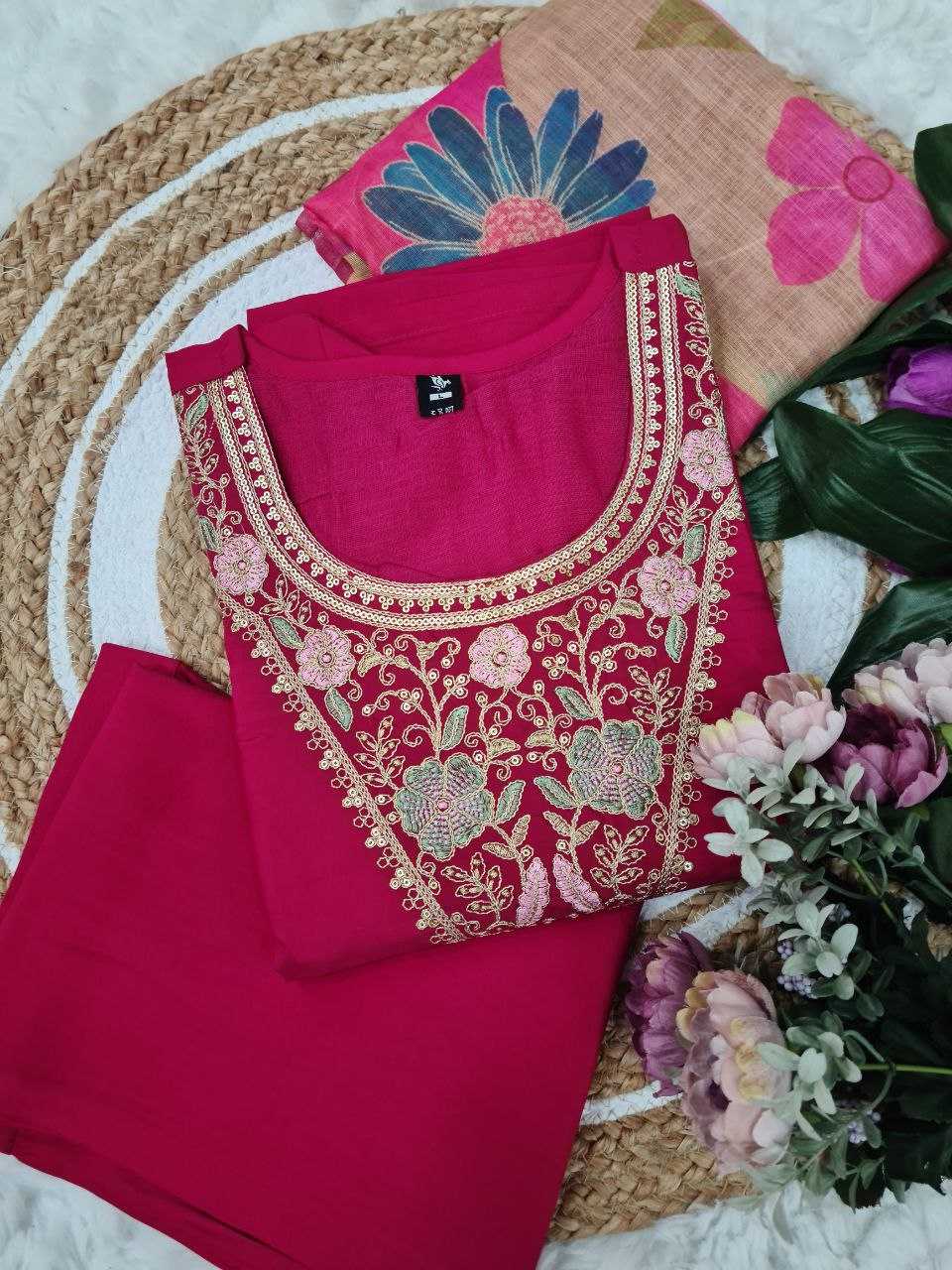 Ynf Viscose Chanderi KESH529 REVA Suits & Dresses Wedding Collections Festive Collections Wholesale Embroidery Suits Chanderi Suit Designer Suits Manufacturer