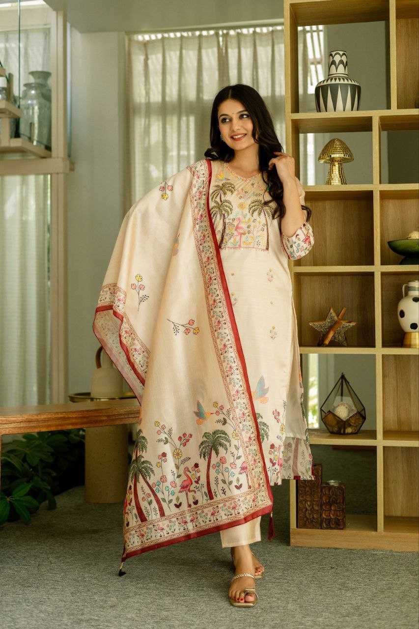 Ynf Viscose KESH529 25 Suits & Dresses Wholesale Ladies Suits Embroidery Suits Casual Dresses Manufacturer