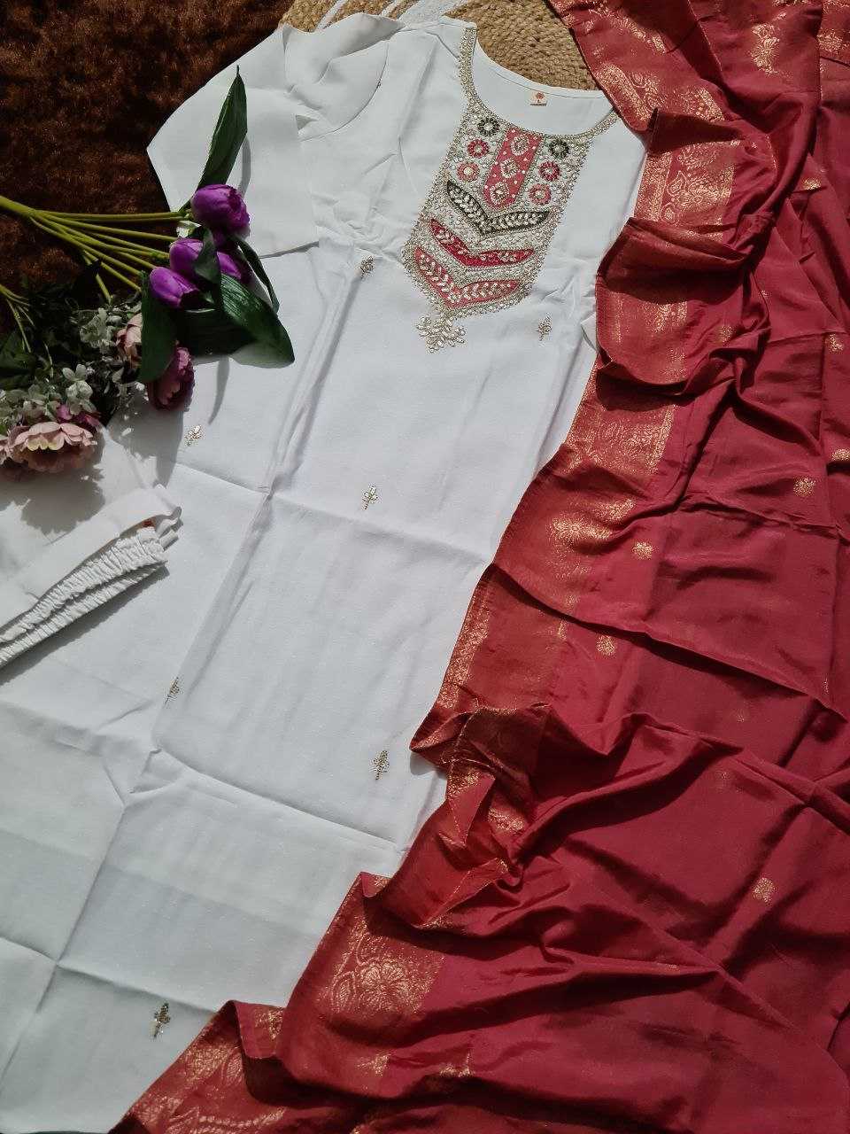 Ynf Viscose KESH529 585 Suits & Dresses Festive Collections Wholesale Ladies Suits Embroidery Suits Party wear suits Rakhi Collections Manufacturer