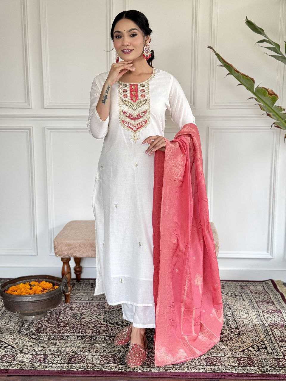 Ynf Viscose KESH529 585 Suits & Dresses Festive Collections Wholesale Ladies Suits Embroidery Suits Party wear suits Rakhi Collections Manufacturer
