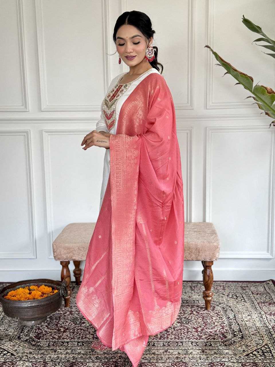 Ynf Viscose KESH529 585 Suits & Dresses Festive Collections Wholesale Ladies Suits Embroidery Suits Party wear suits Rakhi Collections Manufacturer