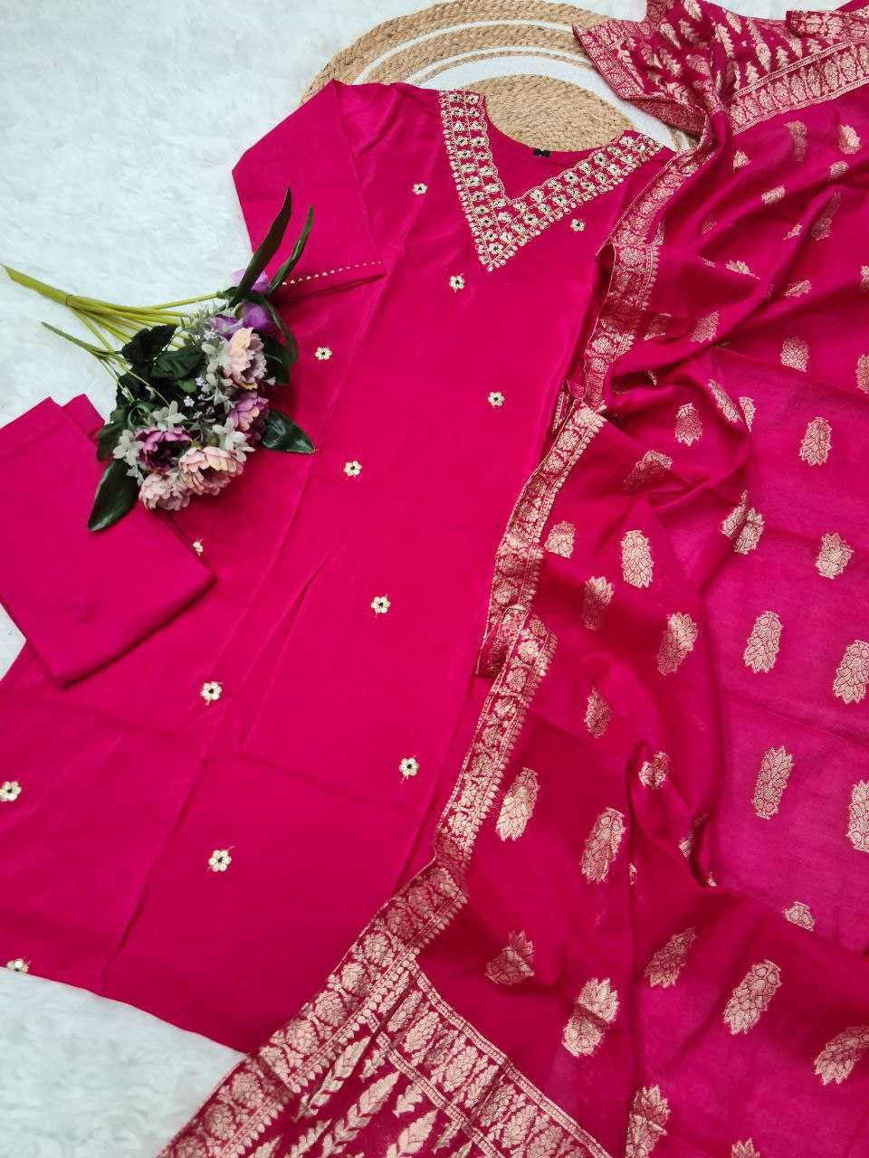 Ynf Viscose KESH529 AARTI Suits & Dresses Festive Collections Wholesale Ladies Suits Embroidery Suits Party wear suits Rakhi Collections Manufacturer