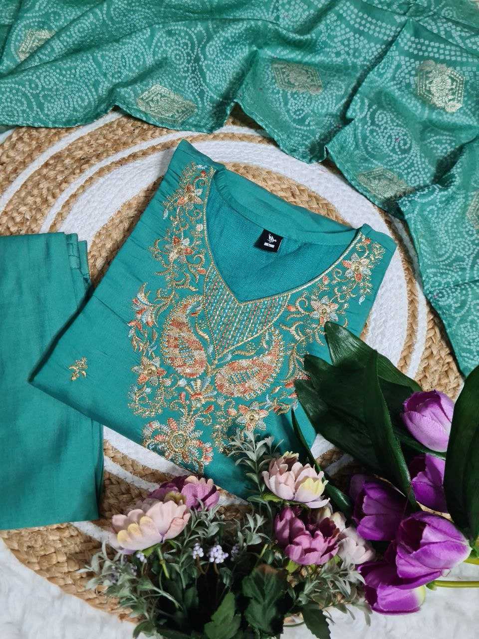 Ynf Viscose KESH529 MOLLY Kurti Wholesale Casual Kurtis Festive Kurtis Long Kurtis Party Wear Kurtis Embroidered Kurtis Manufacturer