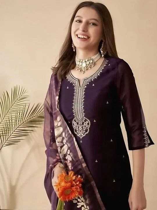Ynf Viscose KESH529 MONIKA 2 Suits & Dresses Wholesale Ladies Suits Embroidery Suits Party wear suits Chanderi Suit Manufacturer
