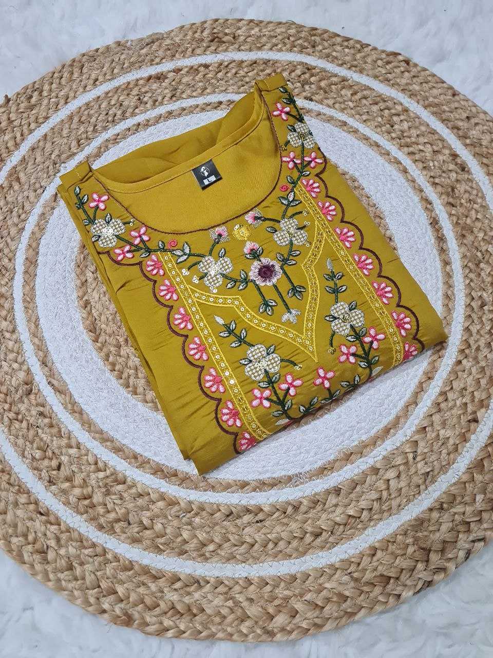 Ynf Viscose KESH529 PIHU Suits & Dresses Wholesale Ladies Suits Embroidery Suits Party wear suits Chanderi Suit Manufacturer