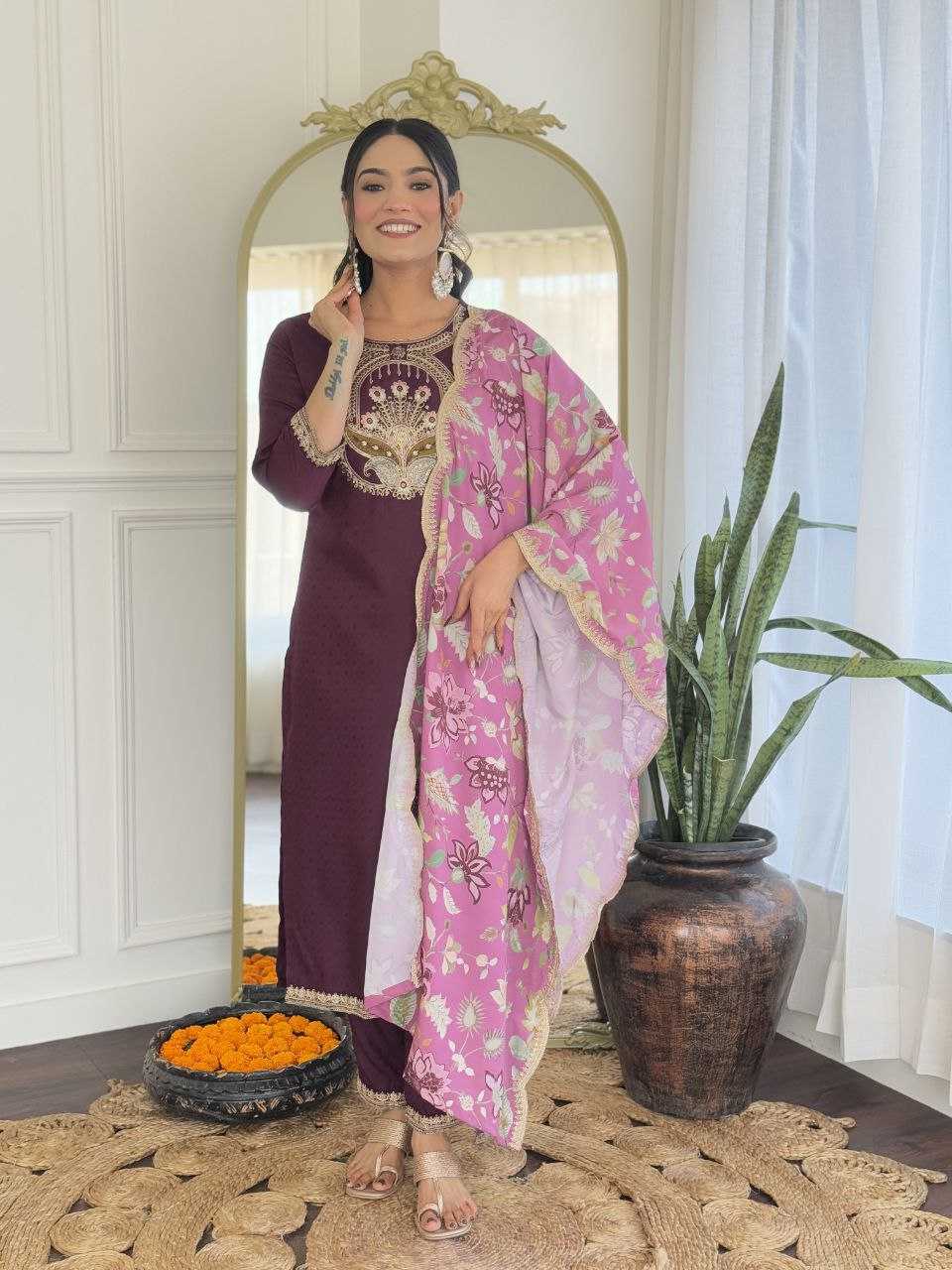 Ynf Viscose Rayon KESH529 130 Suits & Dresses Wedding Collections Festive Collections Wholesale Embroidery Suits Designer Suits Wedding Outfits Manufacturer
