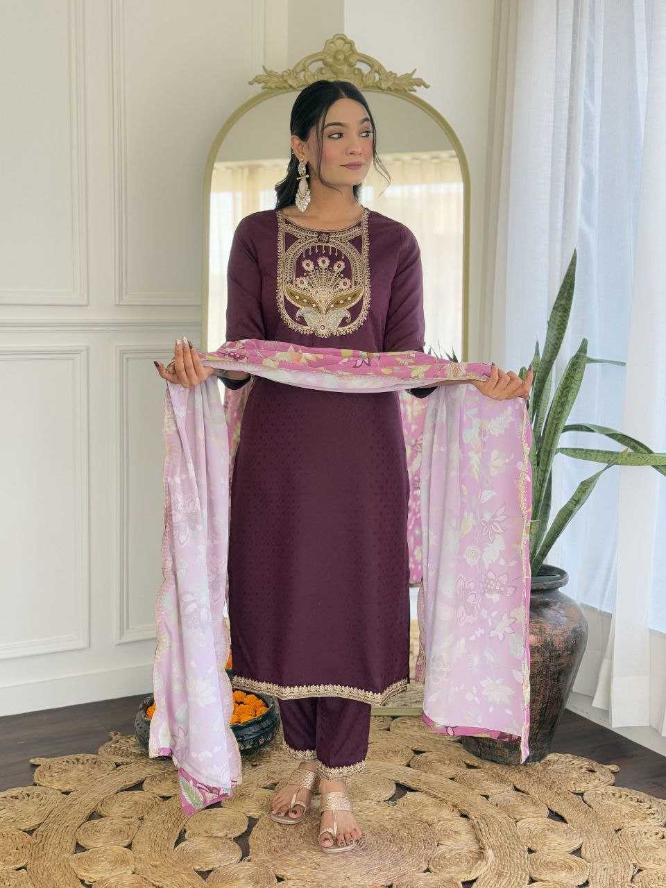 Ynf Viscose Rayon KESH529 130 Suits & Dresses Wedding Collections Festive Collections Wholesale Embroidery Suits Designer Suits Wedding Outfits Manufacturer