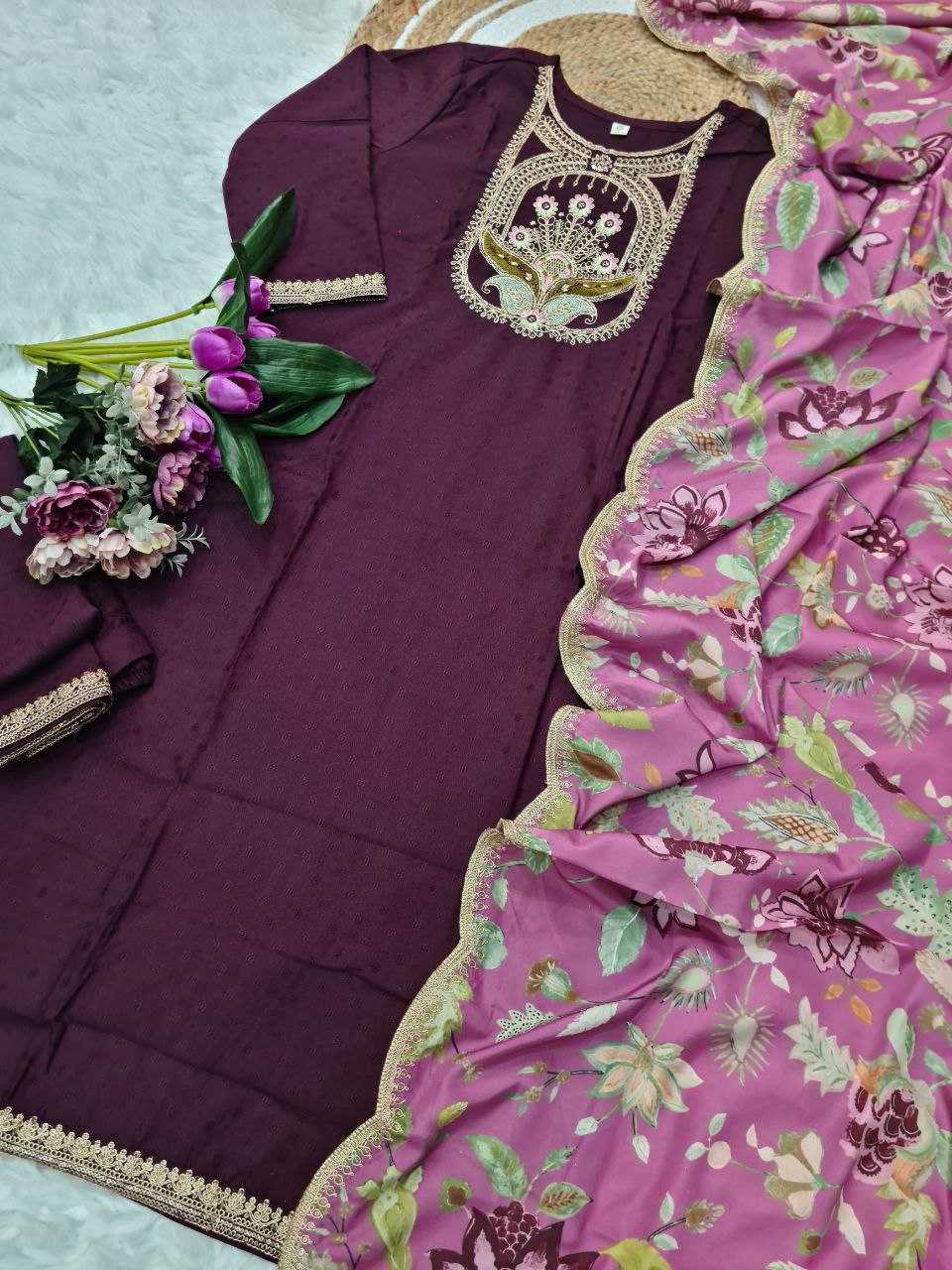 Ynf Viscose Rayon KESH529 130 Suits & Dresses Wedding Collections Festive Collections Wholesale Embroidery Suits Designer Suits Wedding Outfits Manufacturer