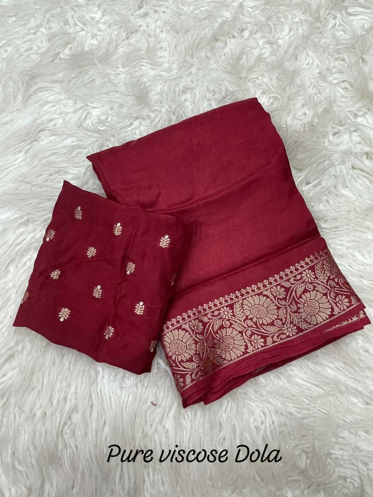 Ynf Viscose RIN195 Russian cola Sarees Wholesale Designer Sarees Jacquard Saree Viscose Saree Manufacturer