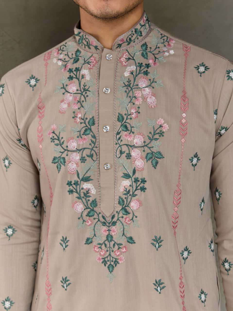 Ynf Viscose RIN202 61351 Mens Wear Wedding Collections Festive Collections Wholesale Men Kurta Pajama Men Wedding kurta Embroidered Kurta Pajama Manufacturer