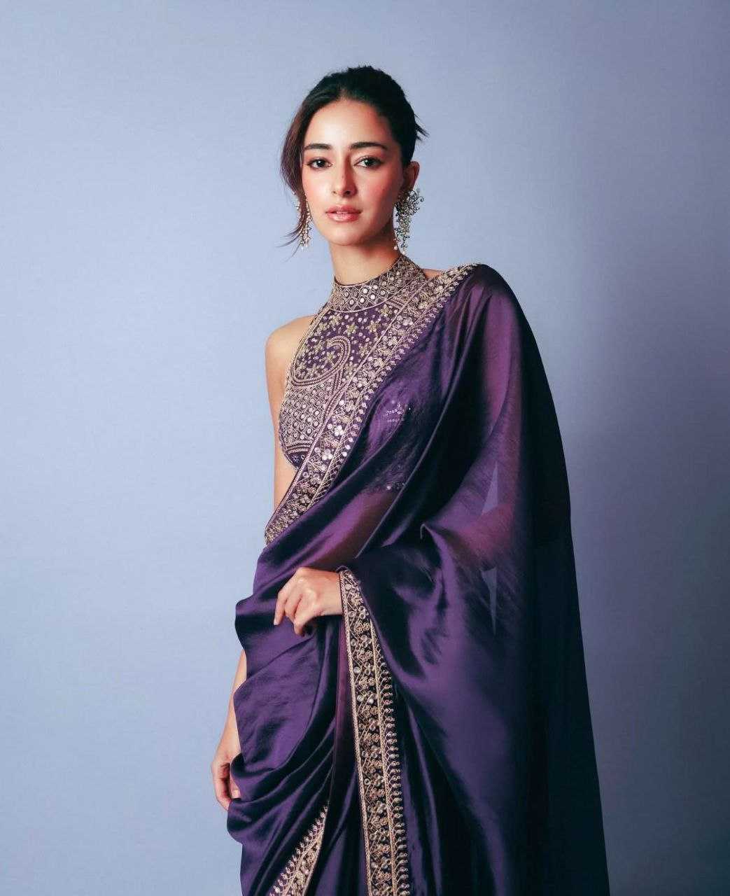 Ynf FENDY KESH588 524 Sarees Bollywood Collections Wholesale Party Wear Sarees Fancy Sarees Lace Border Sarees Ananya Pandey Sarees Manufacturer