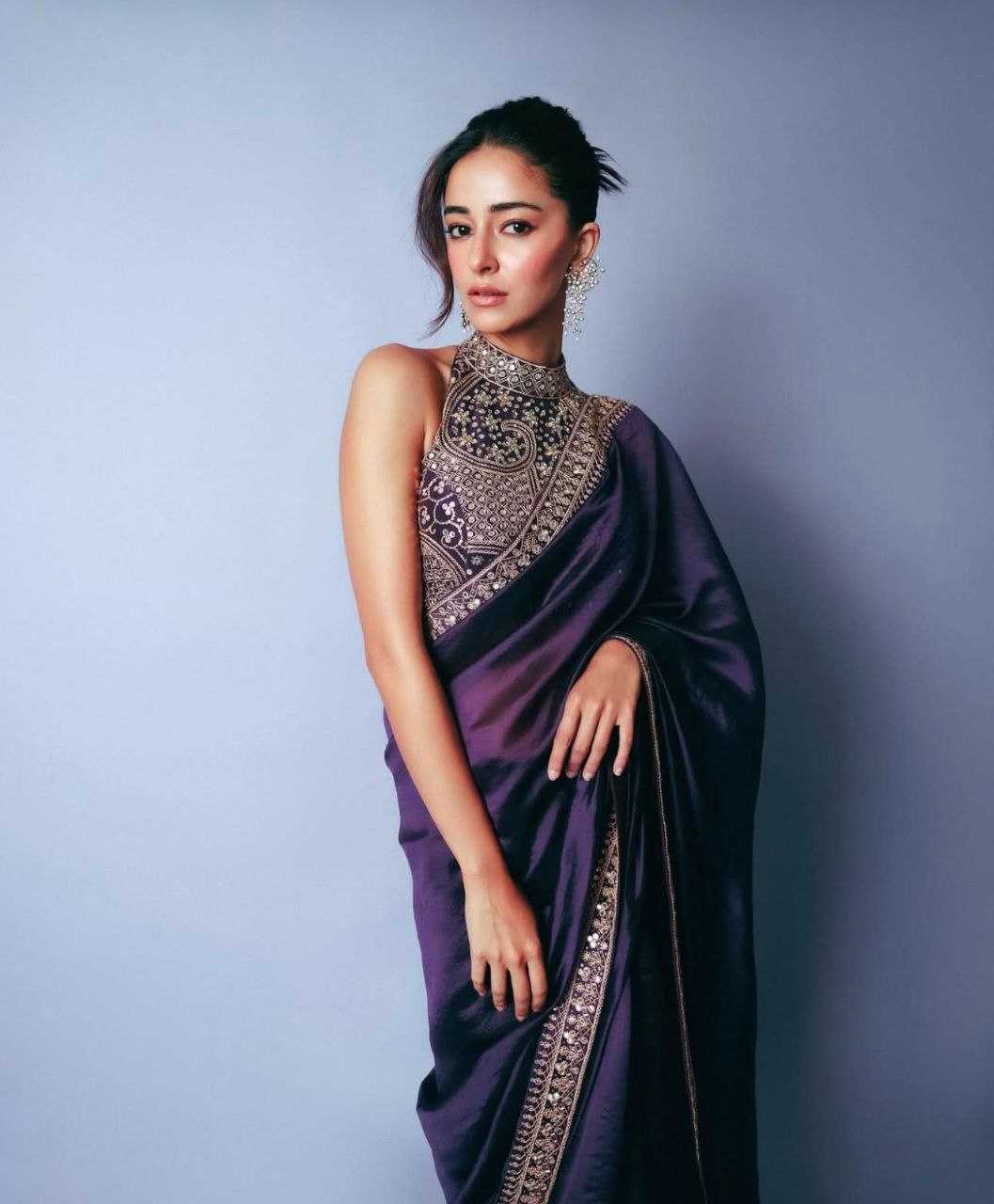 Ynf FENDY KESH588 524 Sarees Bollywood Collections Wholesale Party Wear Sarees Fancy Sarees Lace Border Sarees Ananya Pandey Sarees Manufacturer