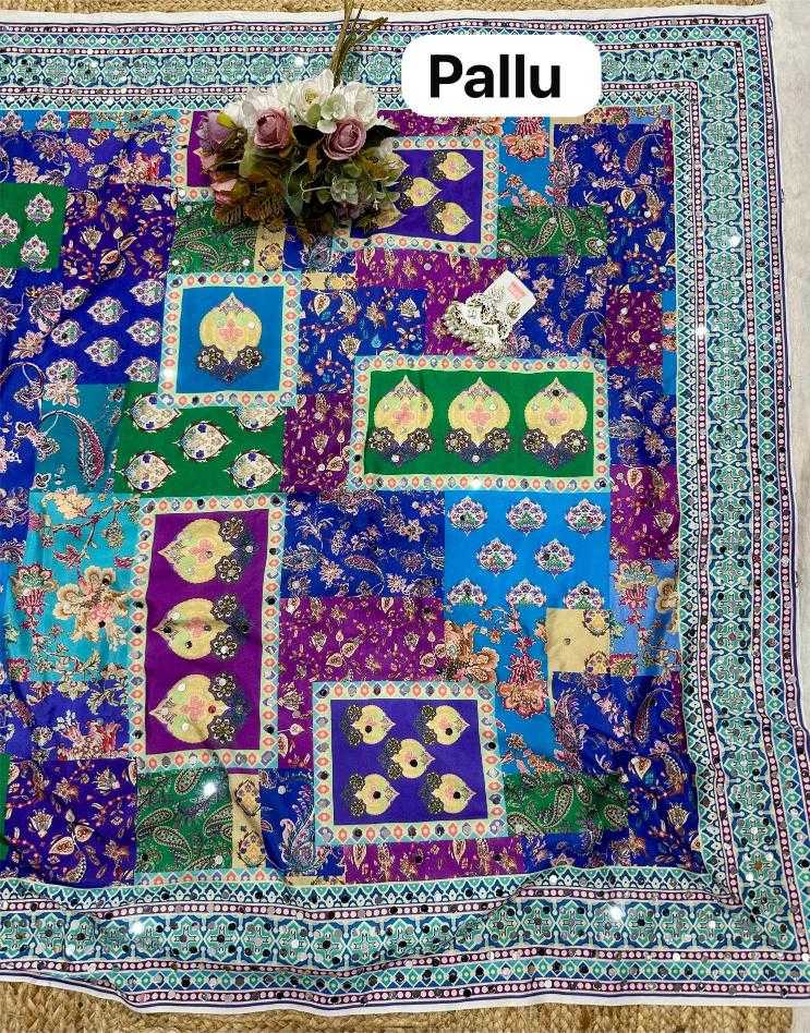Ynf Chinon Silk KESH509 HIMGANGE Silk Sarees Wholesale Printed Silk Saree Party Wear Silk Sarees Designer Silk Sarees Manufacturer