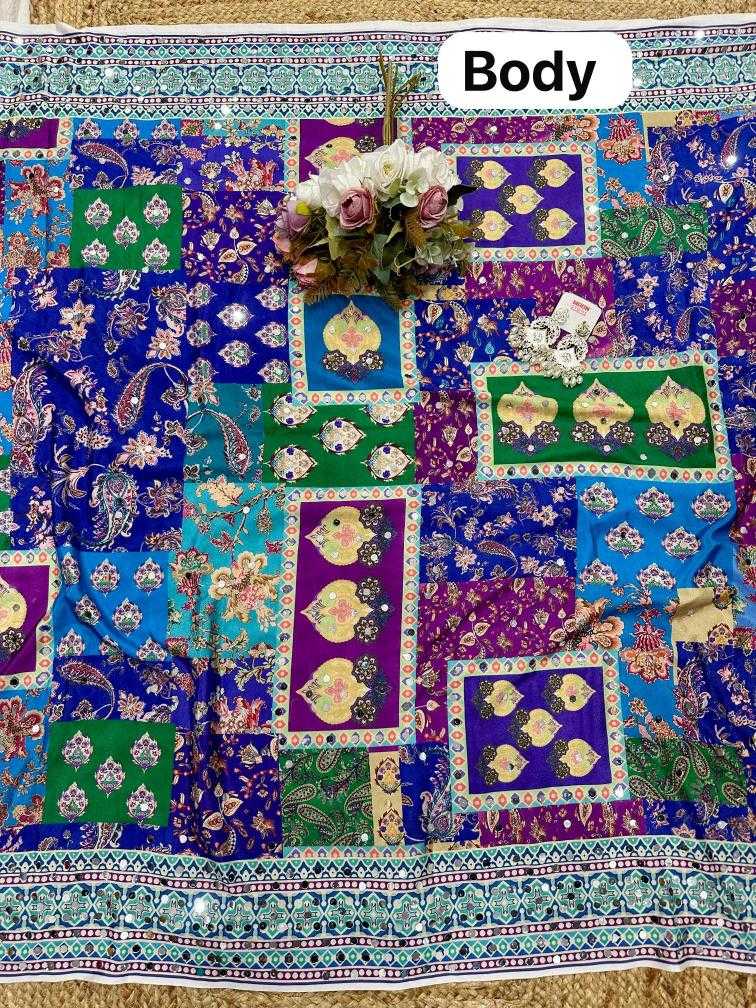 Ynf Chinon Silk KESH509 HIMGANGE Silk Sarees Wholesale Printed Silk Saree Party Wear Silk Sarees Designer Silk Sarees Manufacturer