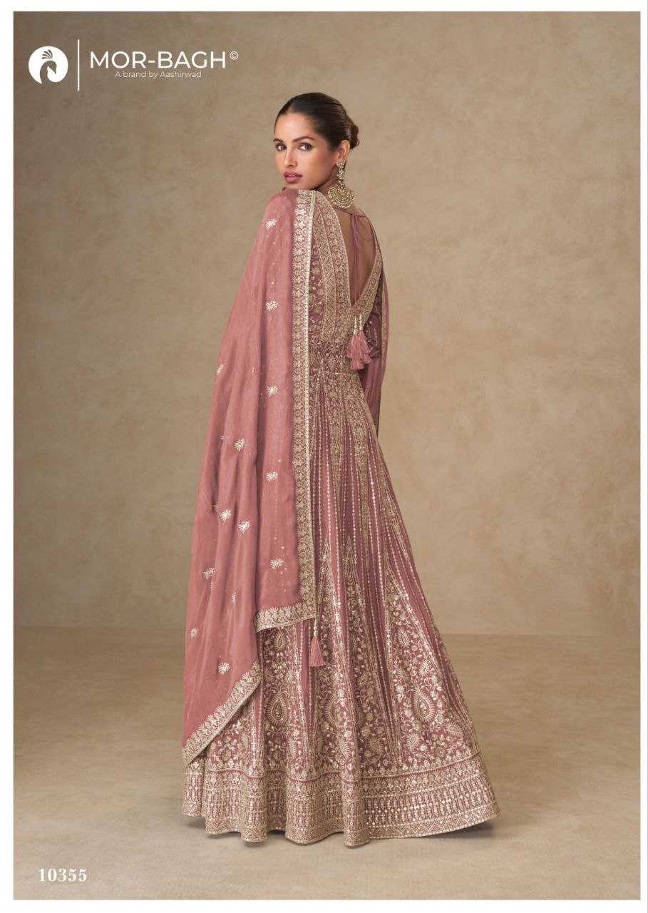 Ynf Chinon Silk KESH587 AASHIRWAD CREATION JANKI Gowns Wholesale Wedding Gown Designer Gowns Silk Gowns Manufacturer