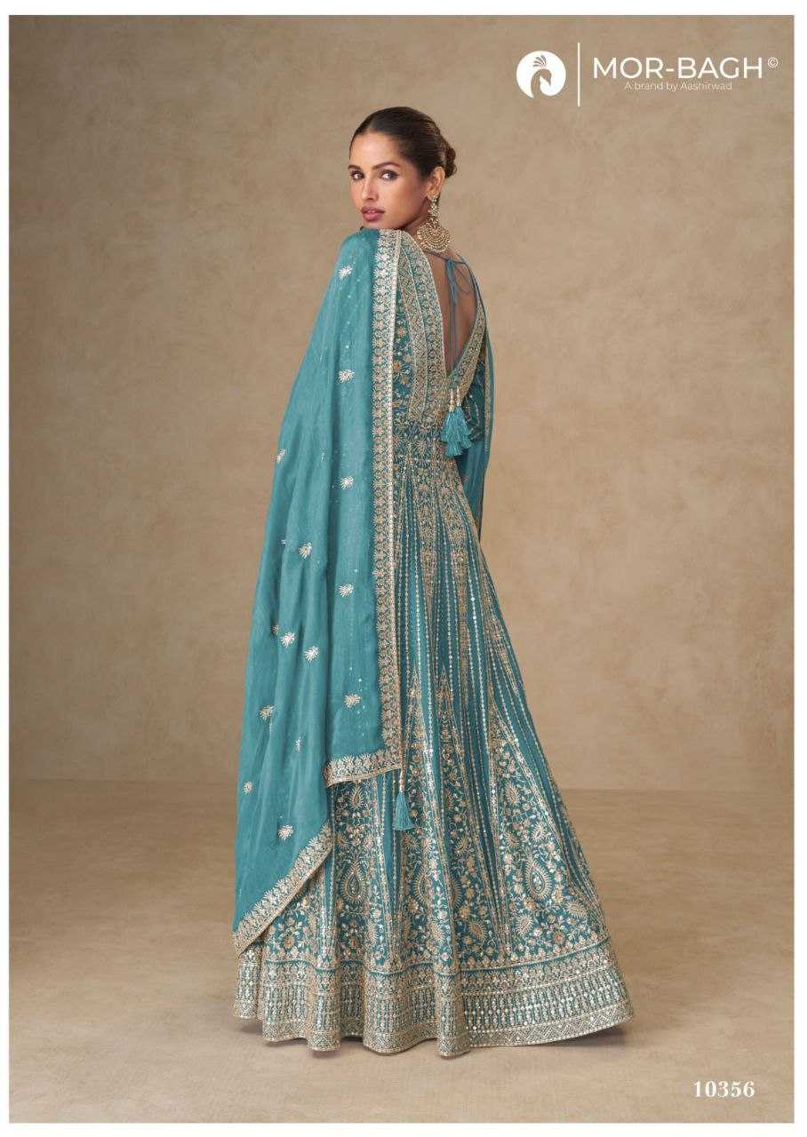 Ynf Chinon Silk KESH587 AASHIRWAD CREATION JANKI Gowns Wholesale Wedding Gown Designer Gowns Silk Gowns Manufacturer