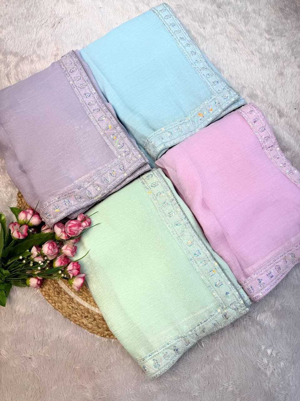 Ynf Crush Silk KESH588 VALMOTI Sarees Wholesale Party Wear Sarees Fancy Sarees Plain Sarees Manufacturer