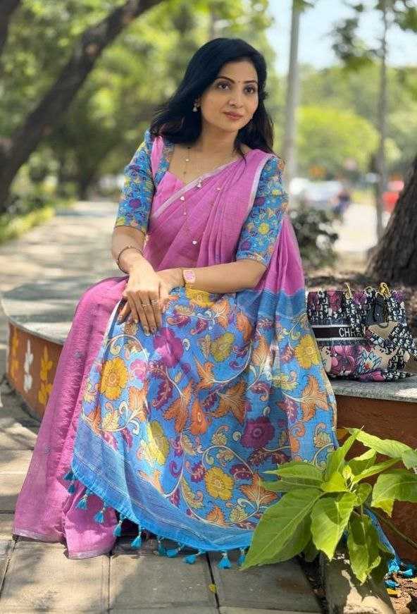 Ynf Linen KESH605 560 Sarees Wholesale Fancy Sarees Plain Sarees Linen Sarees Manufacturer