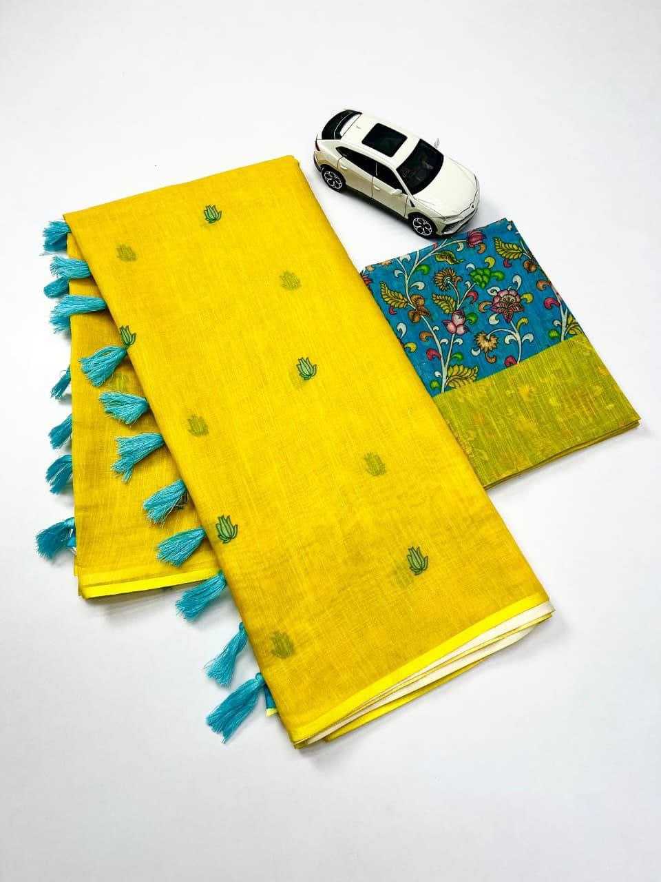 Ynf Linen KESH605 560 Sarees Wholesale Fancy Sarees Plain Sarees Linen Sarees Manufacturer