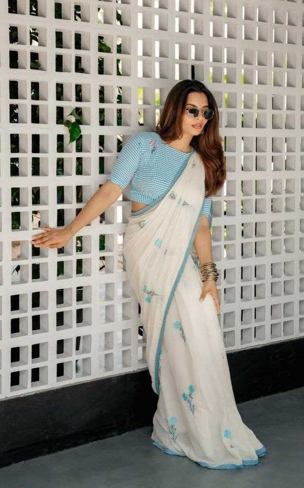 Ynf Linen KESH605 608 Sarees Wholesale Ready To Wear Sarees Plain Sarees Linen Sarees Manufacturer