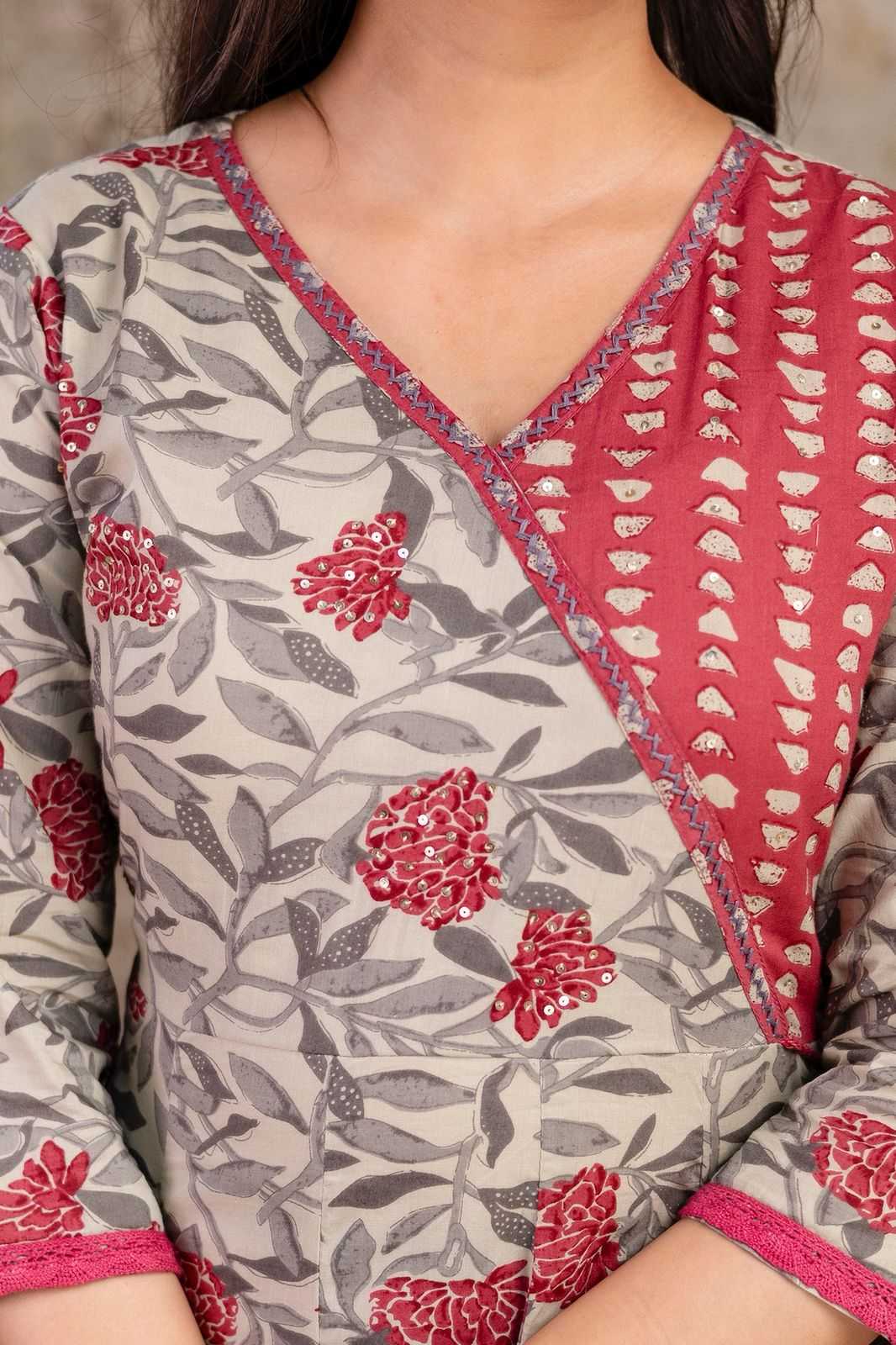 Ynf Pure Cotton KESH618 Anarkali Kurti Wholesale Designer Kurtis Cotton Kurtis Anarkali Kurtis Manufacturer