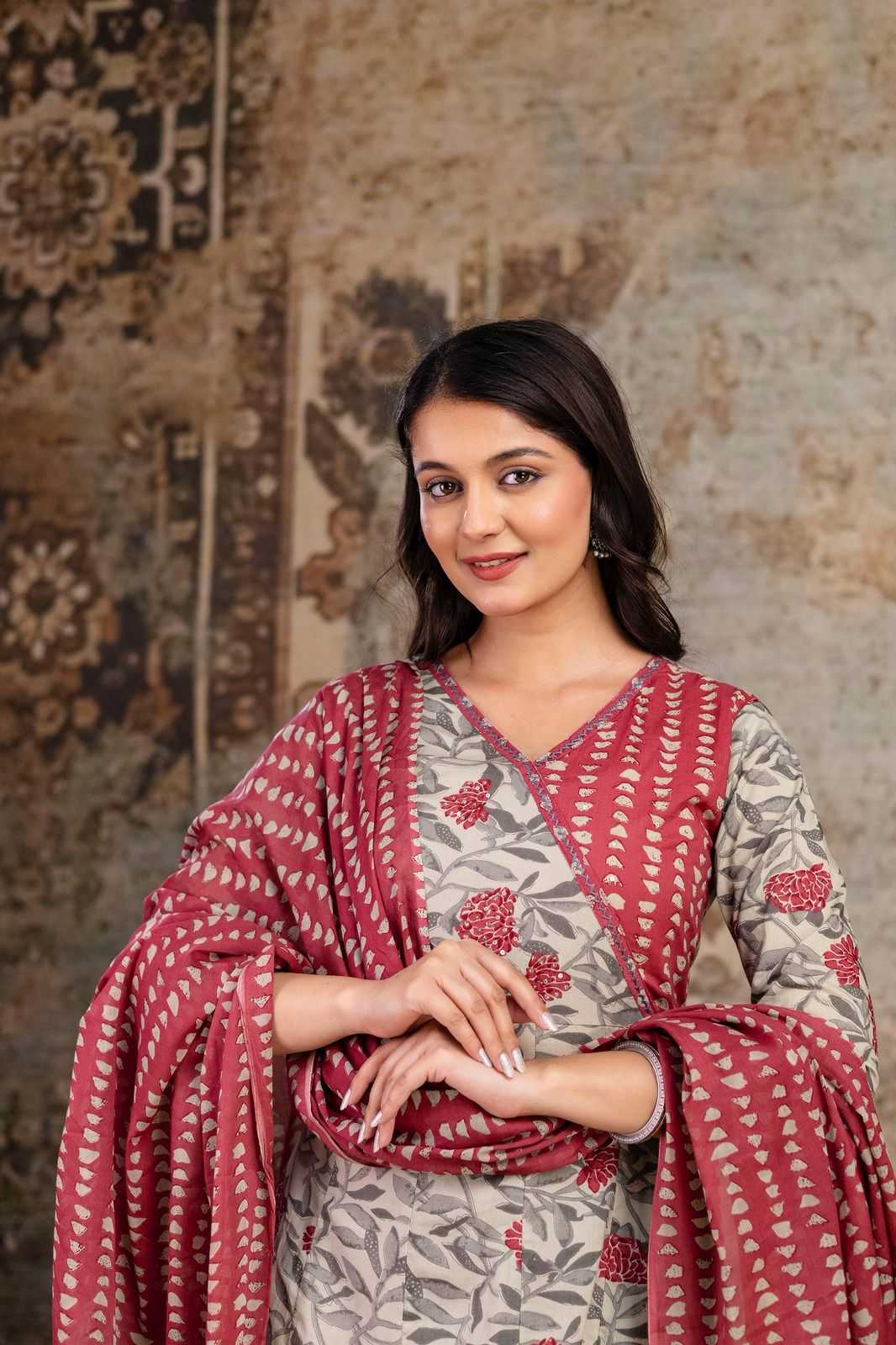 Ynf Pure Cotton KESH618 Anarkali Kurti Wholesale Designer Kurtis Cotton Kurtis Anarkali Kurtis Manufacturer